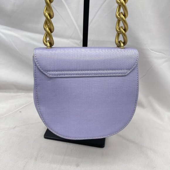 Vivienne Westwood Womens Jodie Saddle Bag Satin Lilac - Picture 8 of 12